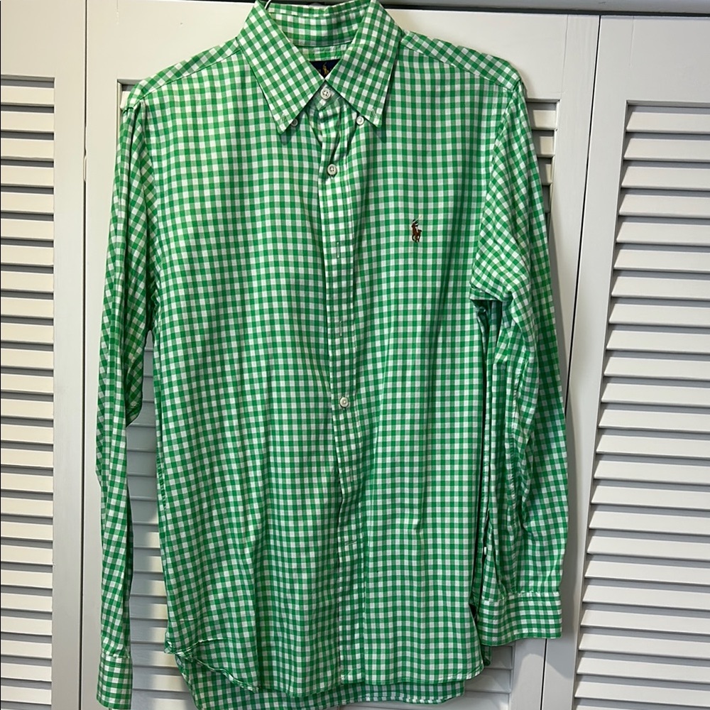 Ralph Lauren Green Casual Button Down Shirt